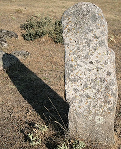 Estela funeraria Estela funeraria en La Mesa de Miranda